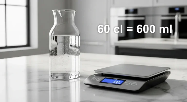 Conversion de 60cl en ml