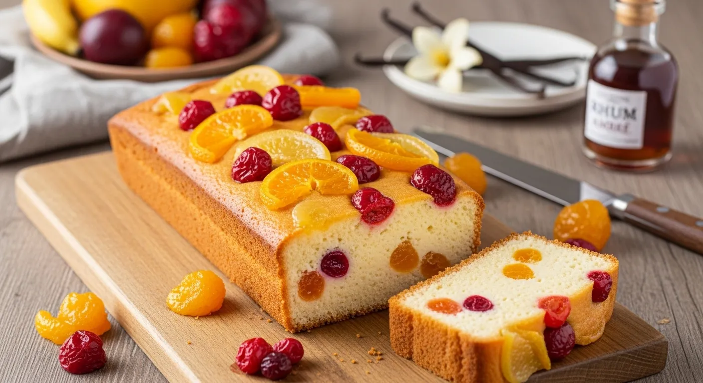 Le cake au fruits confits façon Cyril Lignac