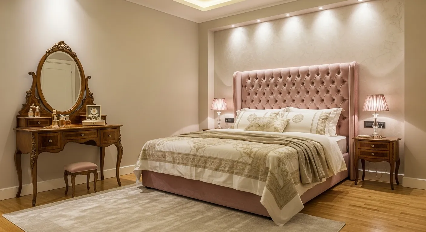 Chambre avec une déco vénitienne