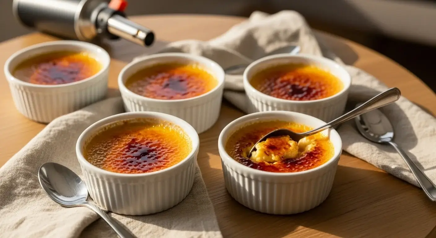 cremes-brulees Crèmes brulées en dessert
