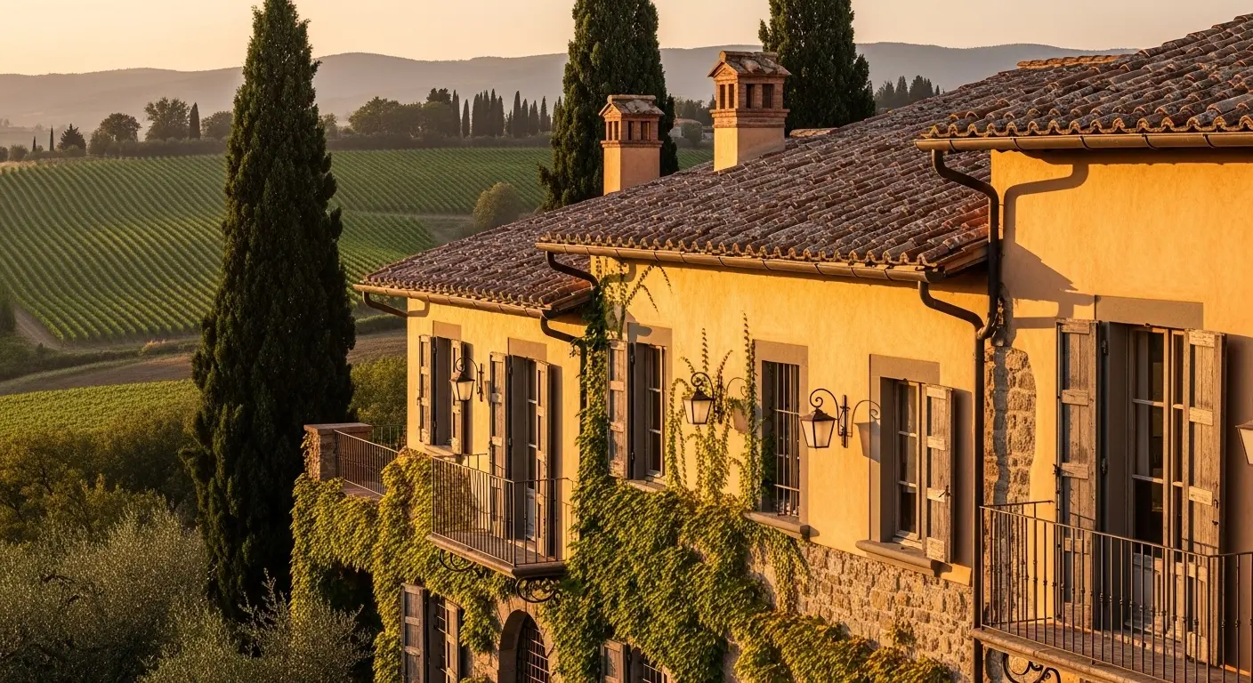 Maison au style toscan