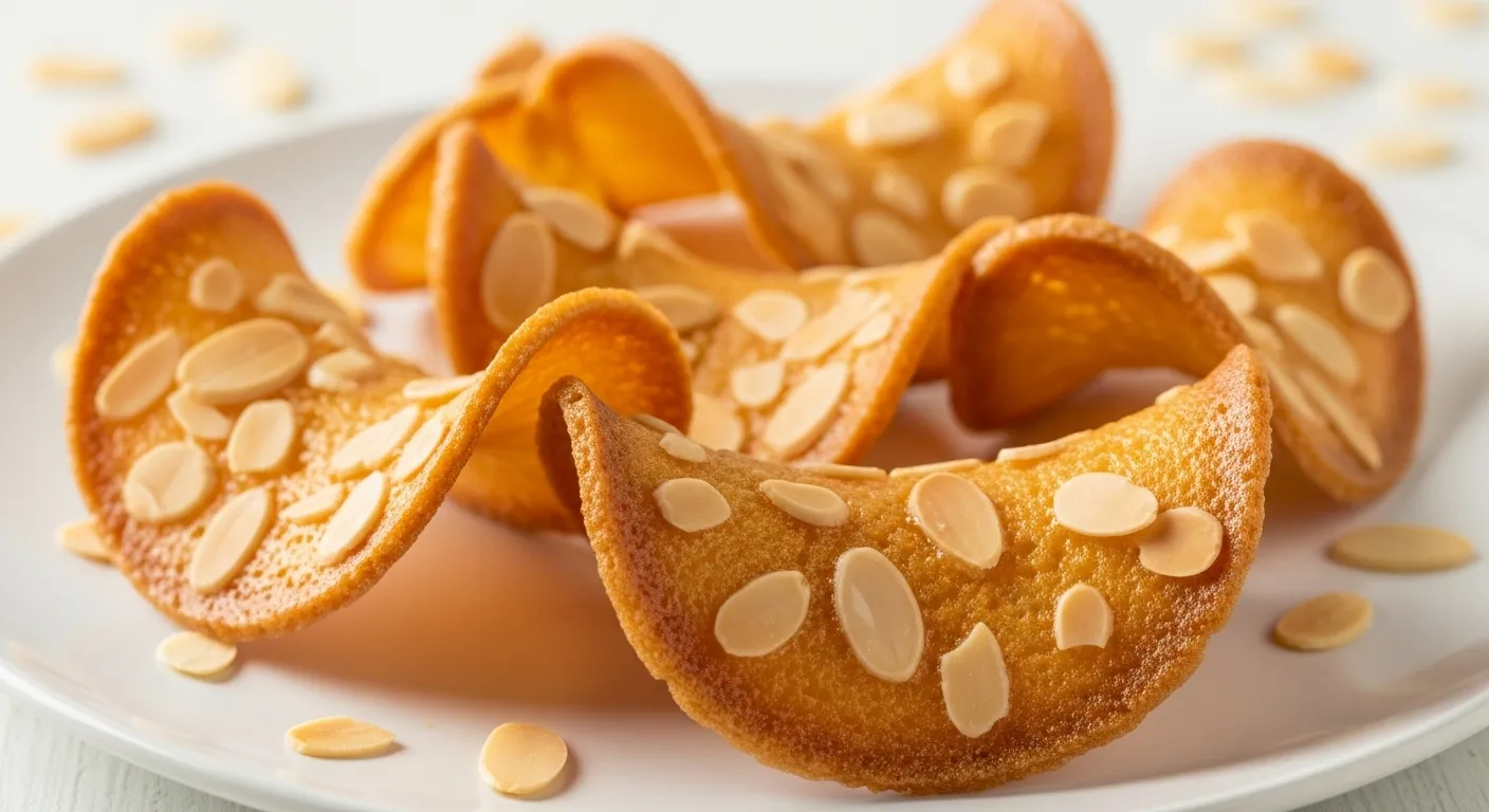 Recette de tuiles aux amandes croustillantes par Cyril Lignac