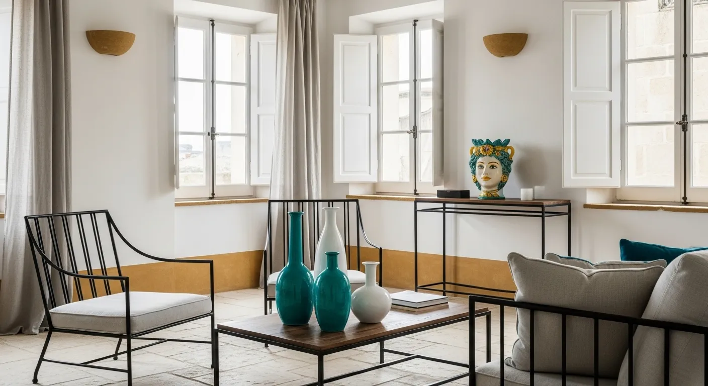 Salon dans un style sicilien