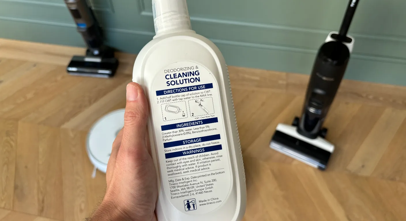 Alternative au produit de nettoyage Tineco
