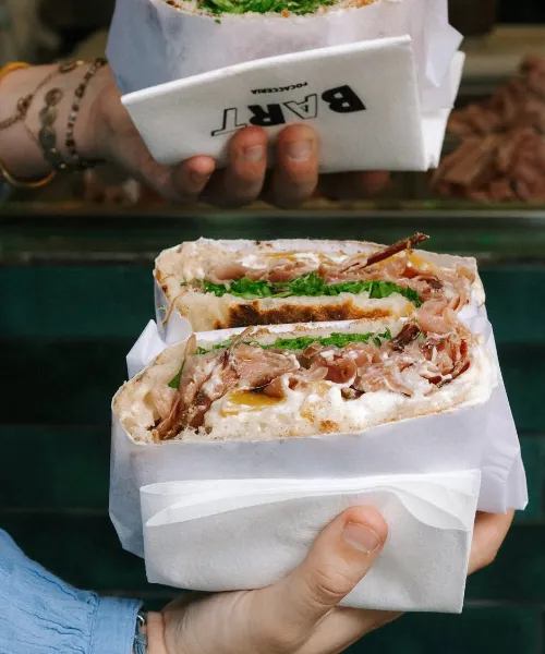 Les focaccia de Bart à Nice