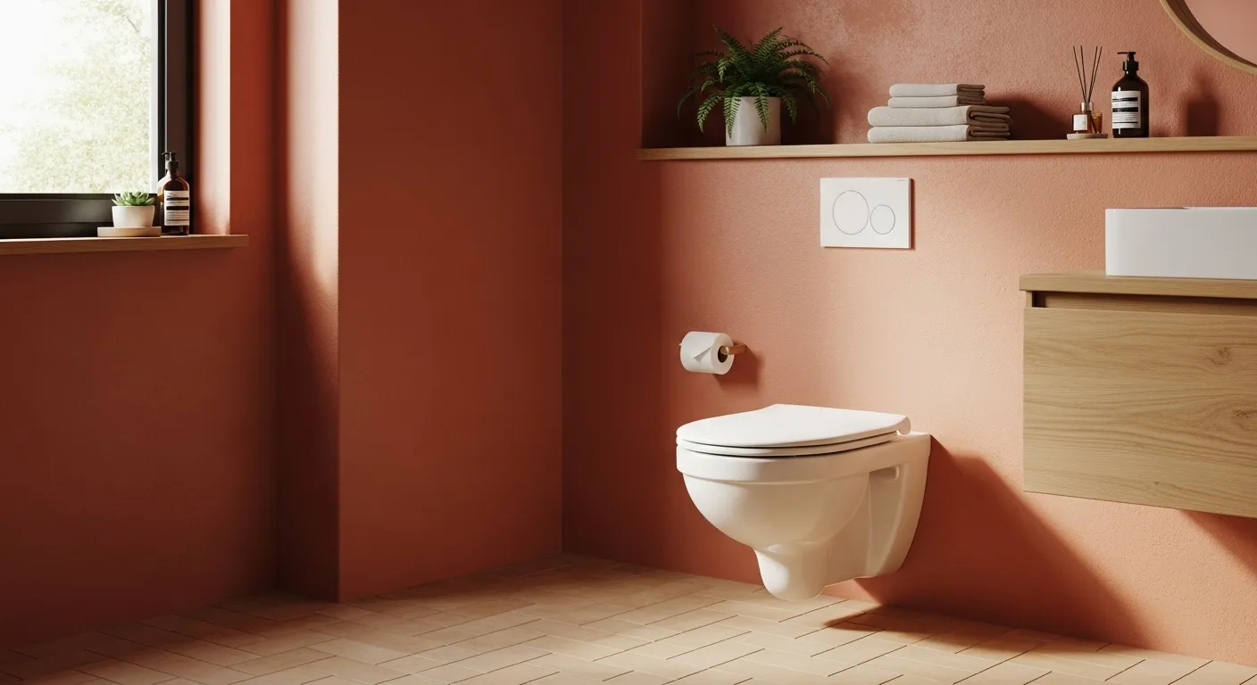 Hauteur d'évacuation des toilettes