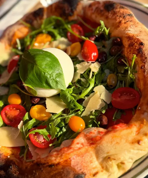 Pizza préparée par I Fratelli à Dijon