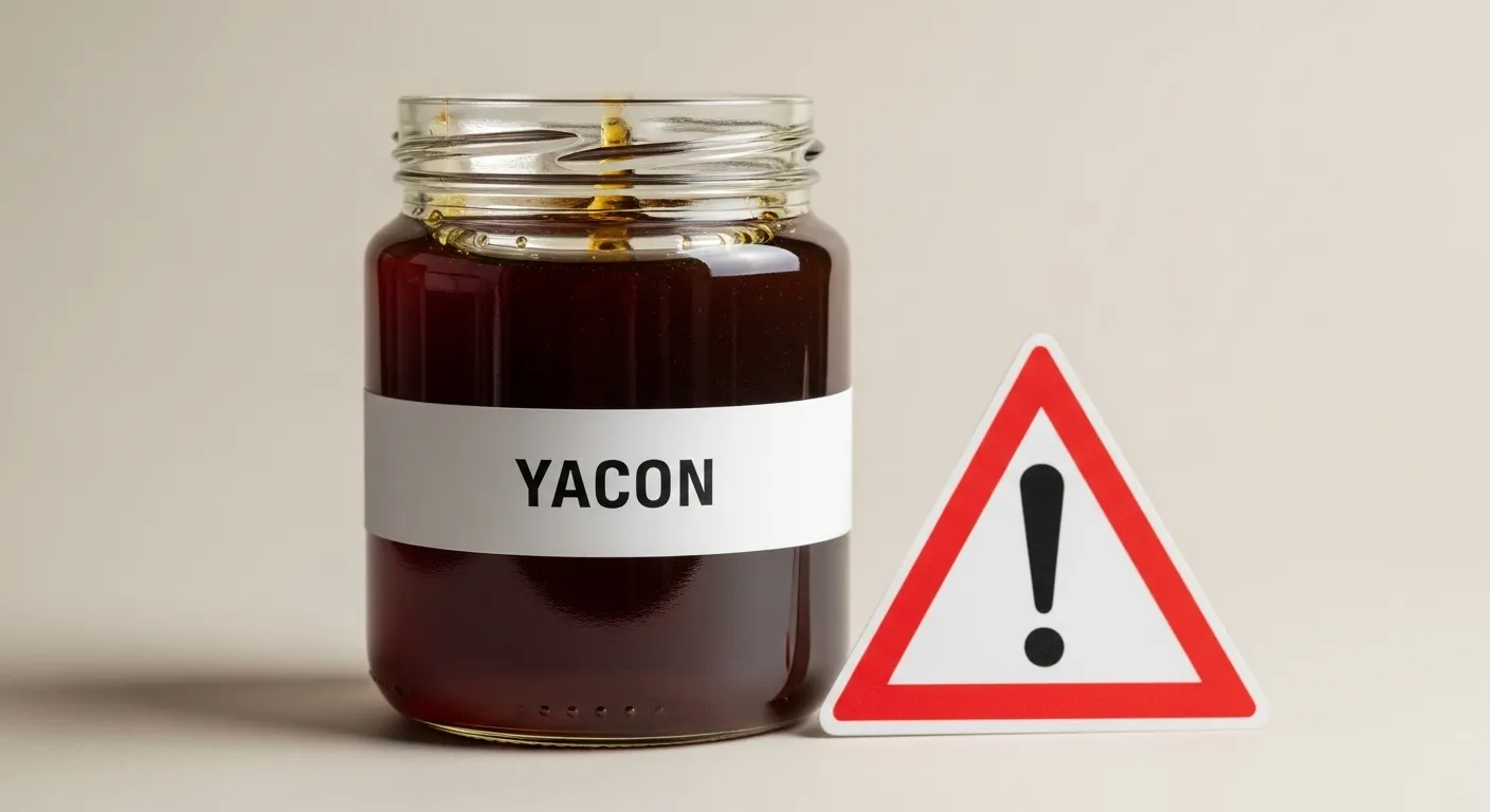Les dangers du sirop de yacon