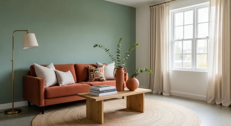 Utiliser les couleurs vert sauge et terracotta en décoration chez soi