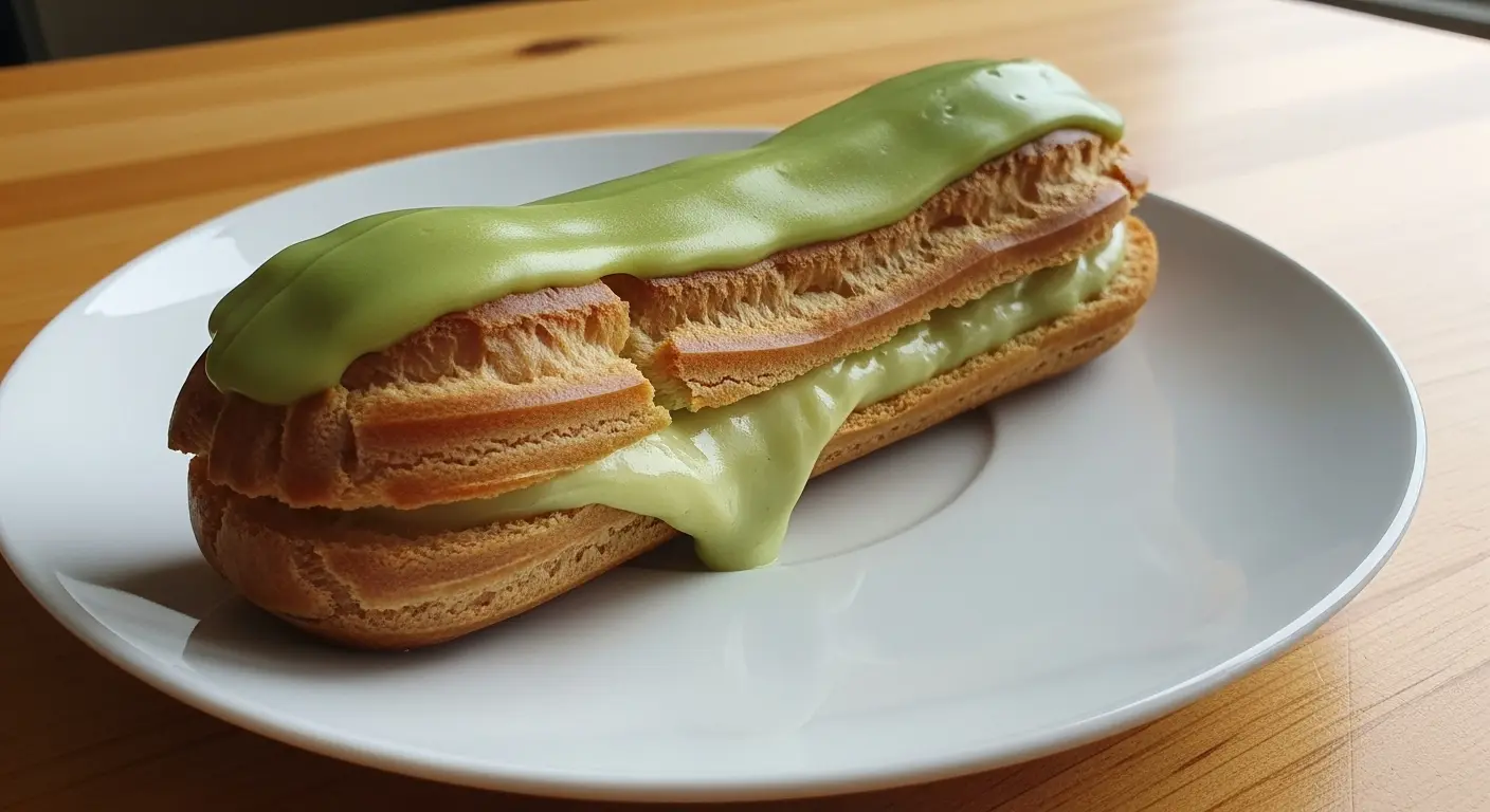 Eclair goût pistache