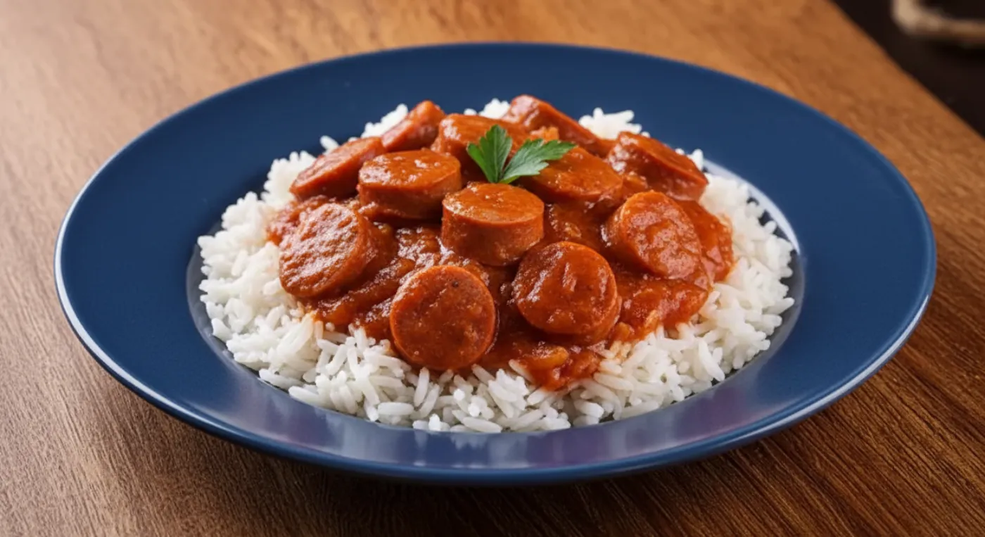 Accompagner un rougail saucisse avec du riz