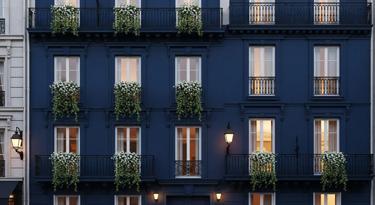 Immeuble bleu