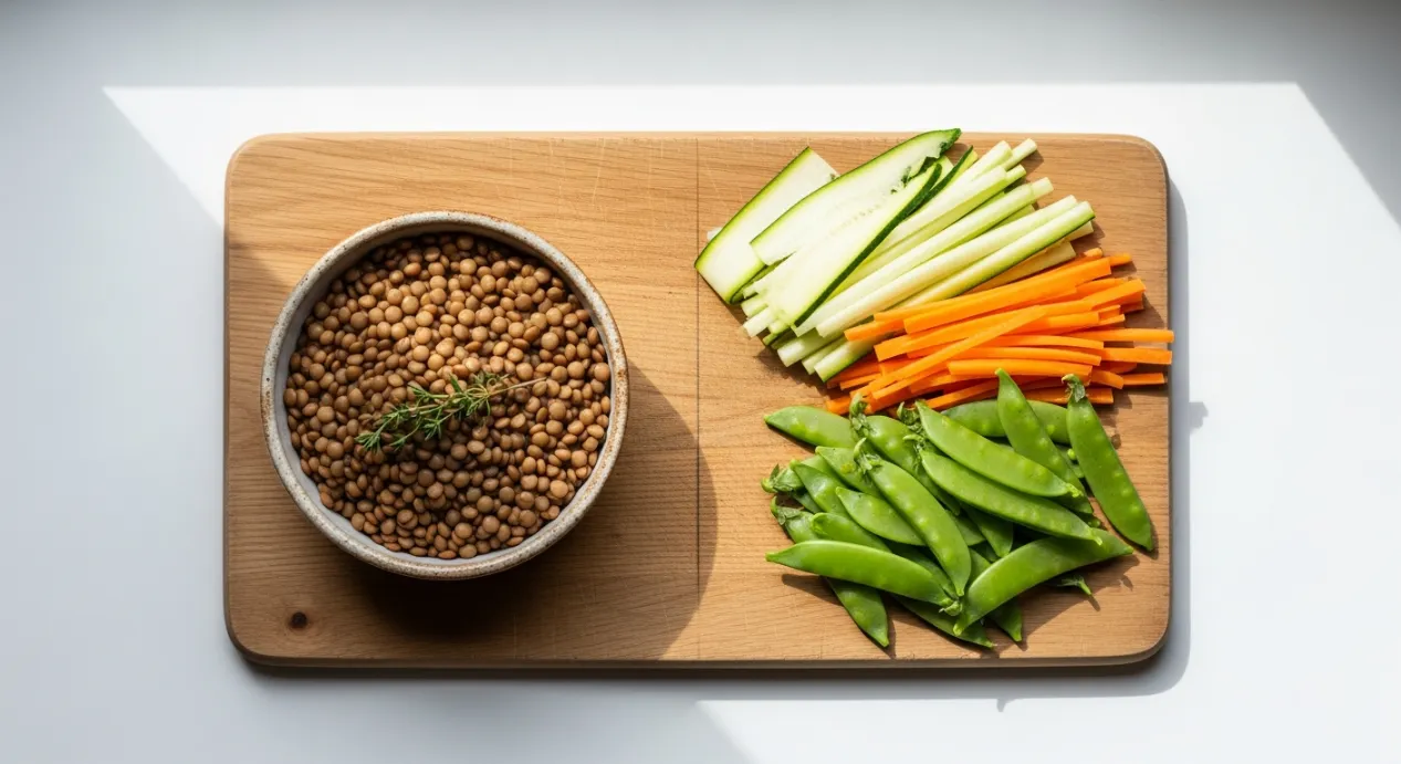 Lentilles, féculents ou légumes ?