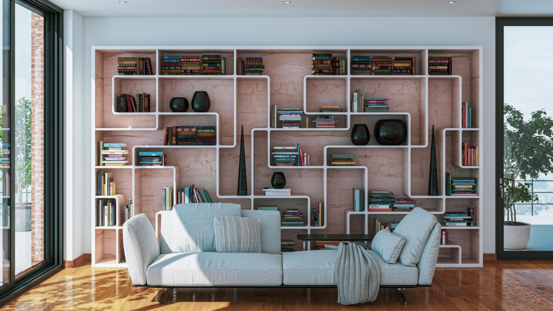 Révélez le potentiel de votre intérieur avec une bibliothèque design sur mesure