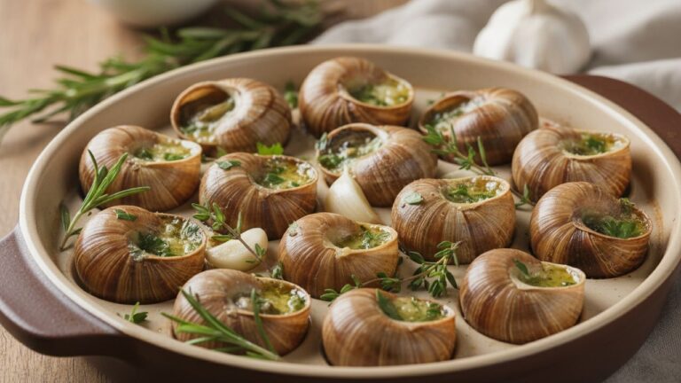 Assiette d'escargots