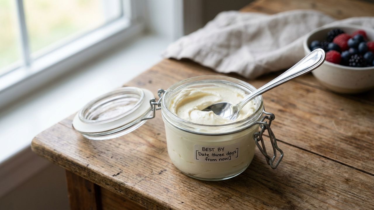 Conservation du Mascarpone