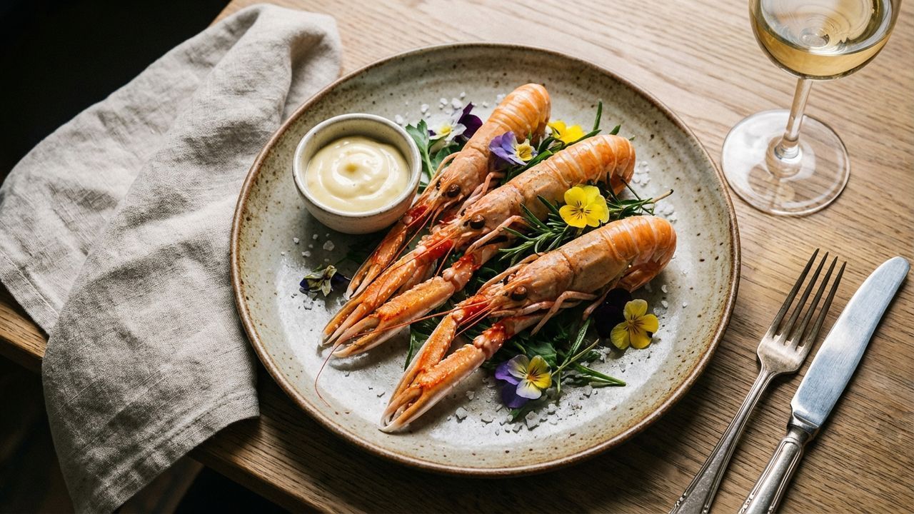 Savoir cuisiner des langoustines crues congelées.