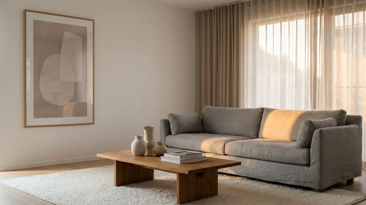 Optez pour le duo gris et blanc pour la déco d'un salon cocooning