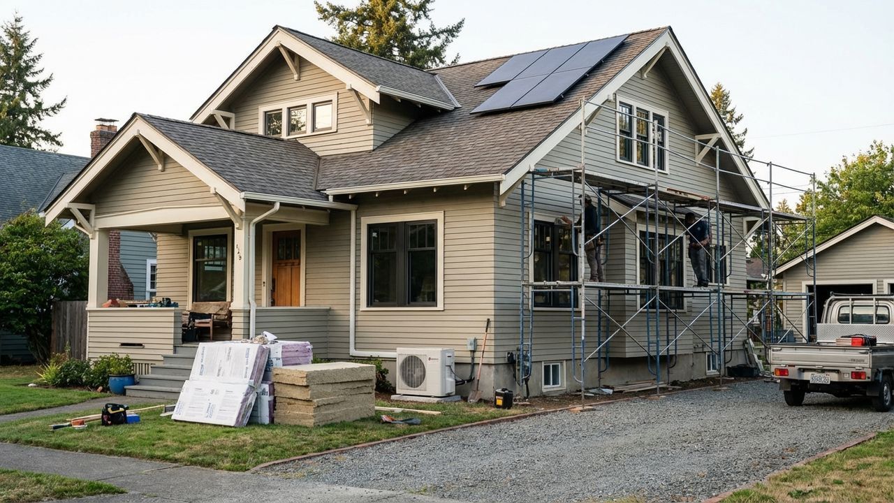 Refaire une façade en bois