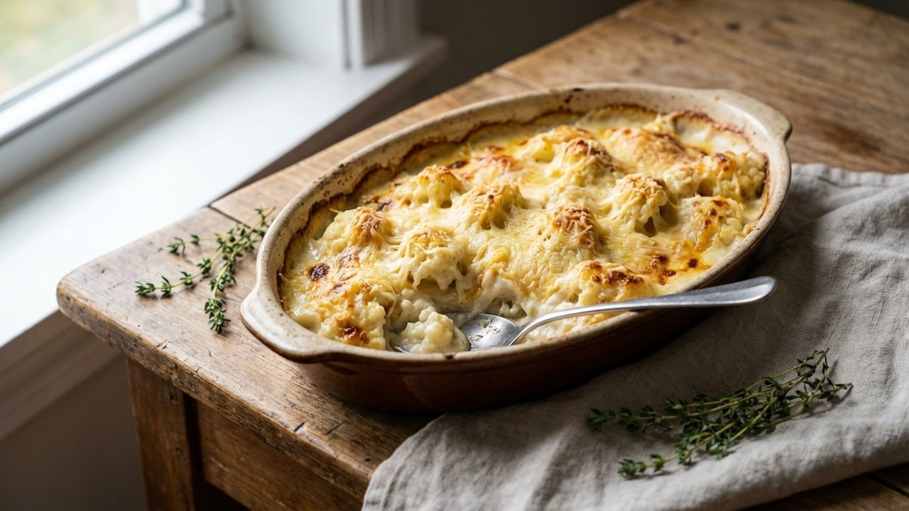 Gratin de chou au four
