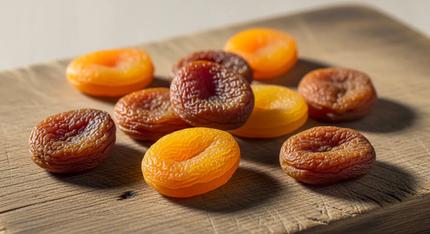 Les abricots secs sont riches en potassium