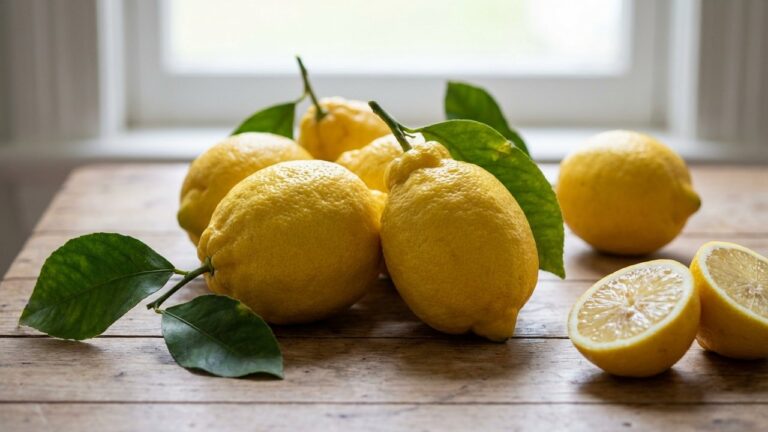 Citrons bio frais avec peau naturelle sans traitement