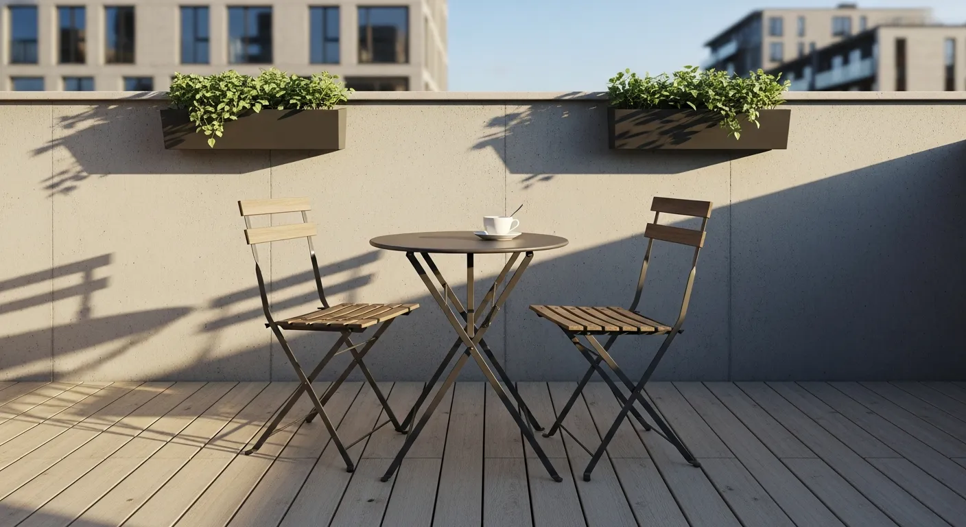 Table et chaises pliantes