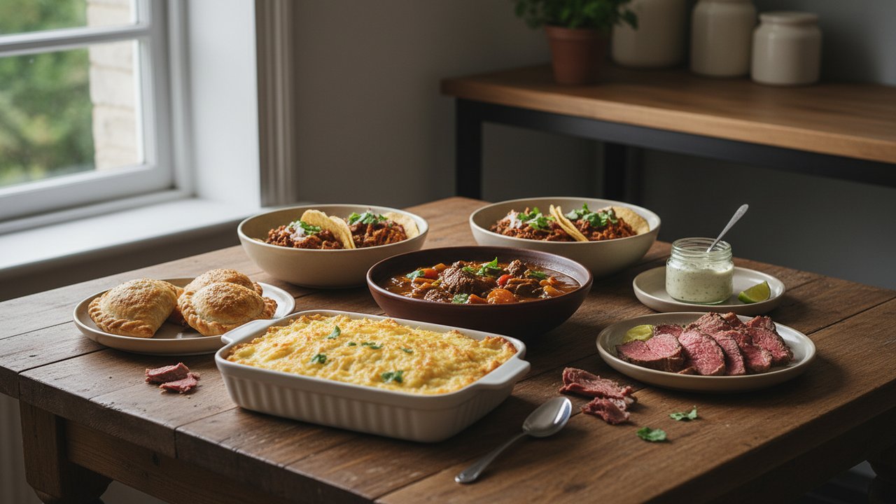 Cinq recettes gourmandes avec reste de bœuf cuit