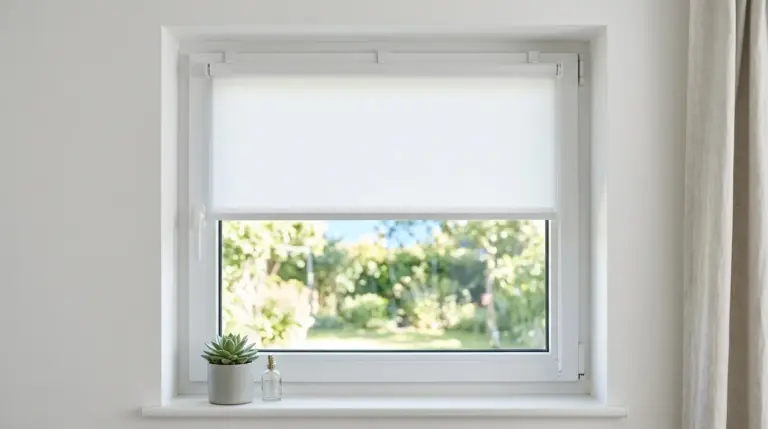 Store amovible pour une fenêtre en PVC