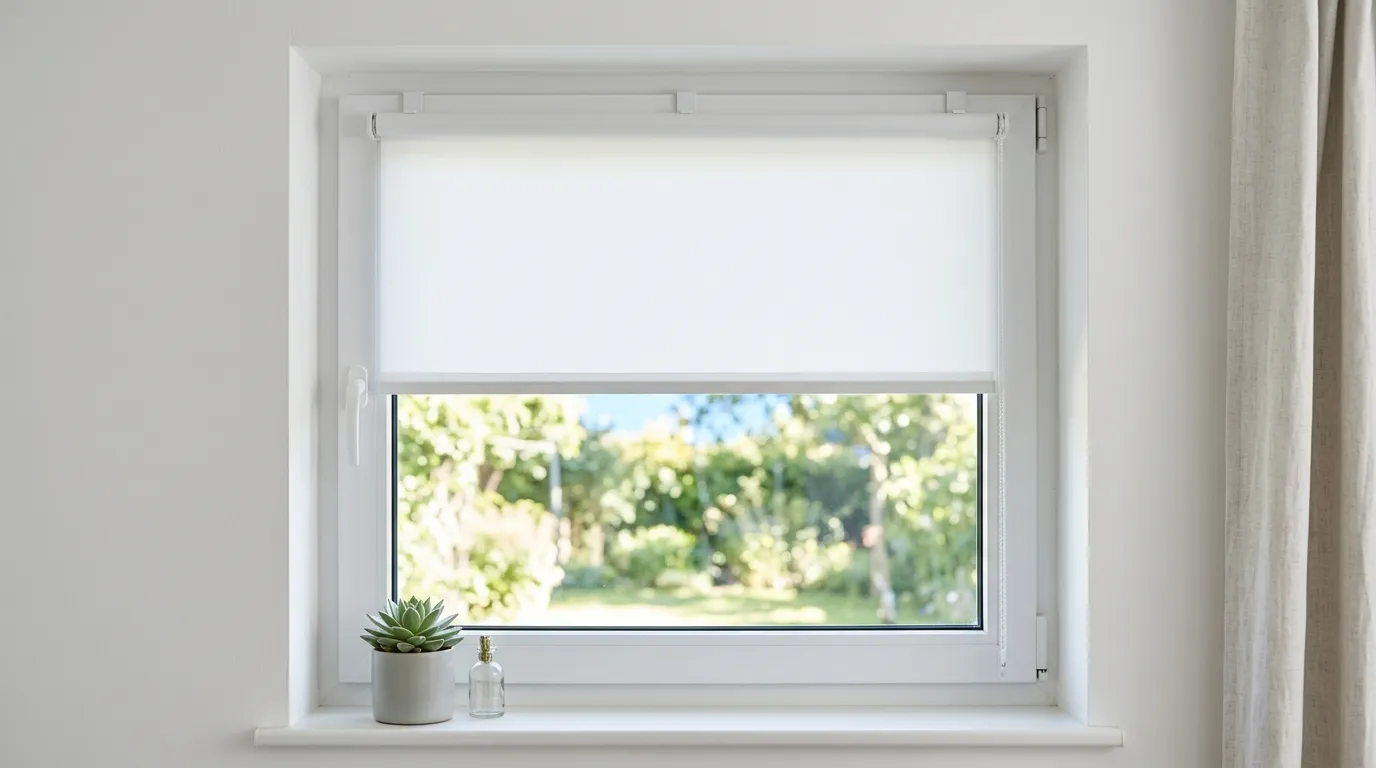 Store amovible pour une fenêtre en PVC