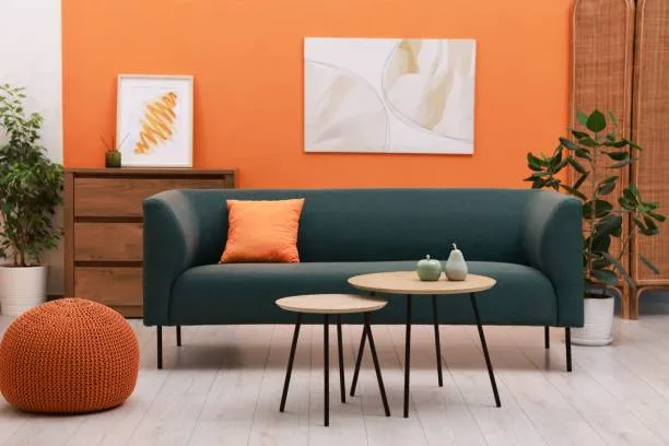 Pouf de salon assise pratique et déco