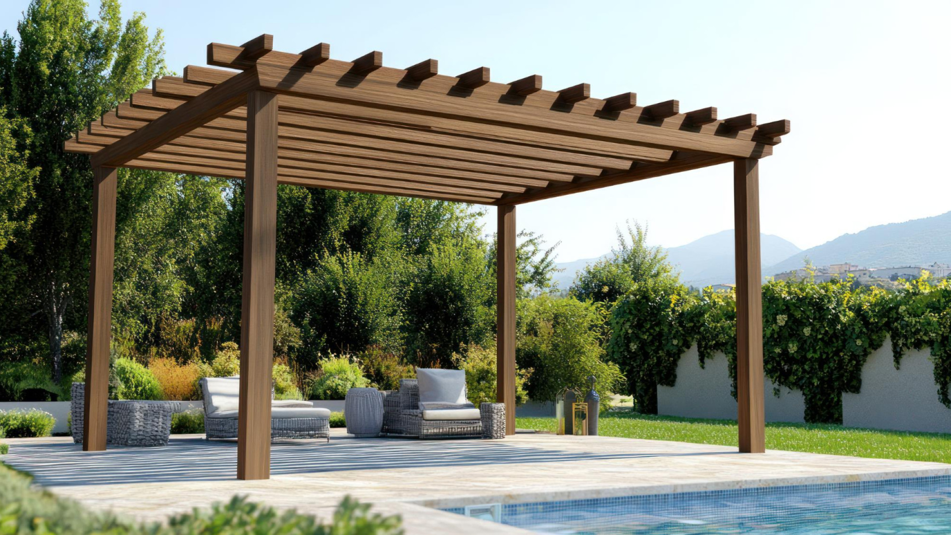 Transformez votre extérieur avec l’aménagement d’une terrasse pergola en bois sur mesure Par Ogalod