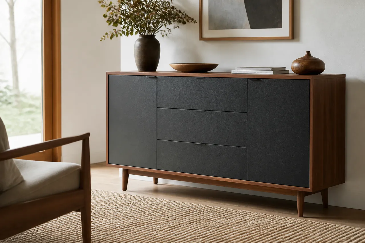 Meuble de rangement moderne et élégant pour petit espace