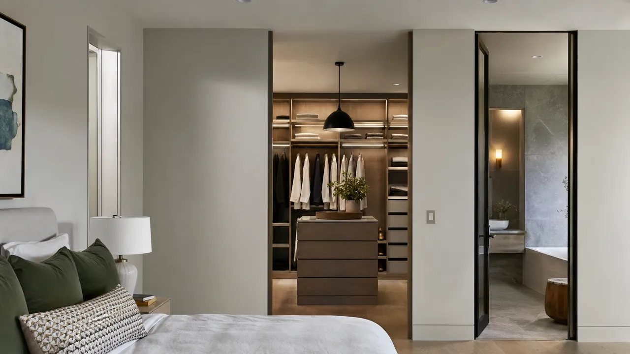 Suite parentale avec dressing et salle de bain